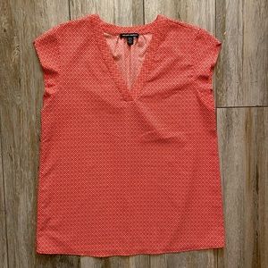 Hilary Radley top, orange/white, medium